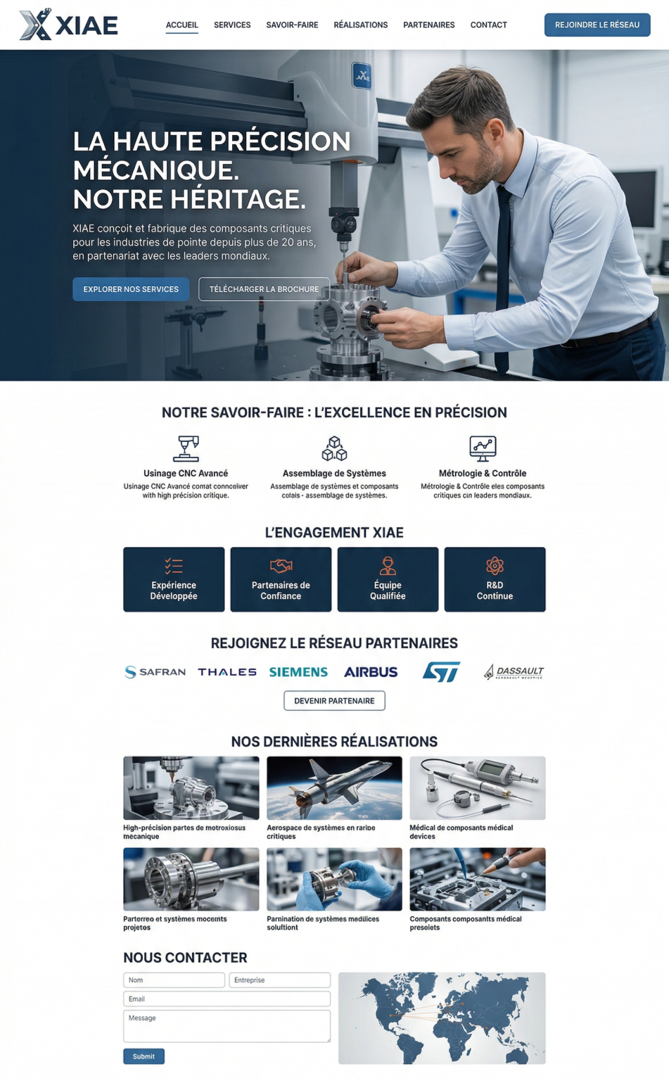 Exemple page technologique